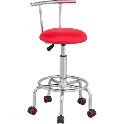 Easy Height Adjustable Rotating Chair - Red