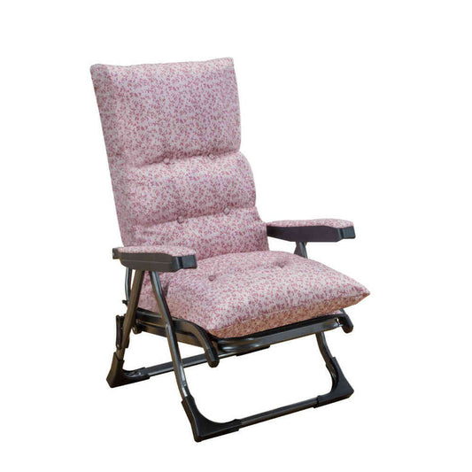Reclining Armchair DXII Floral Pink