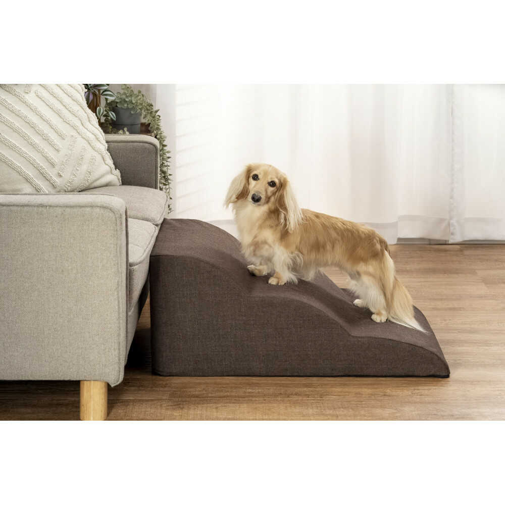 Pet-Friendly High Elasticity Small Dog Ramp 3 Steps [04354]