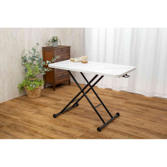 Easy Height Adjustable Free Table Marble Pattern