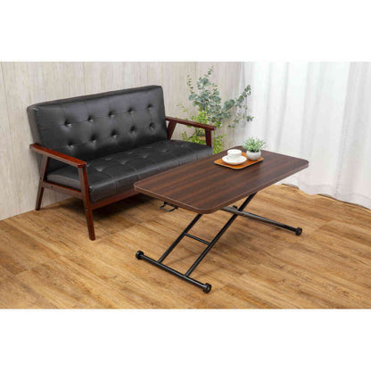 Easy Height Adjustable Free Table Brown