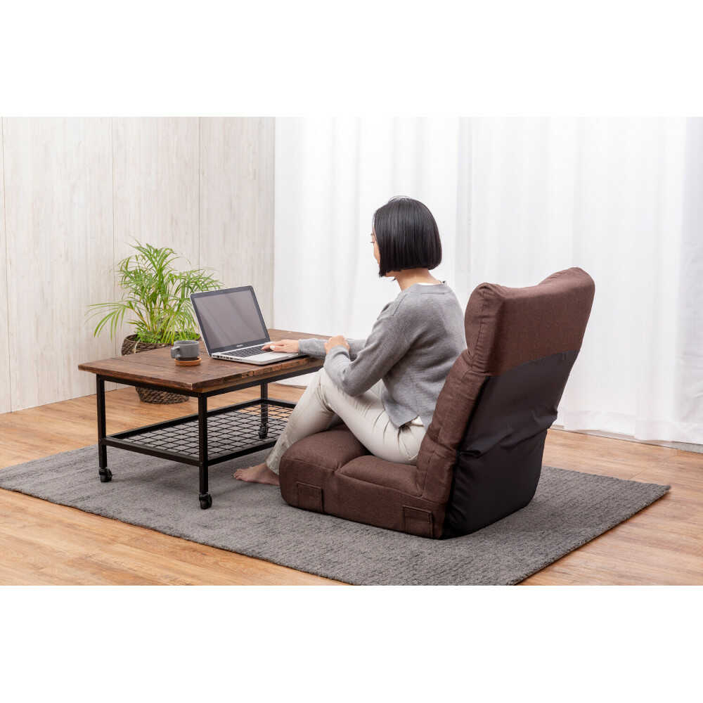 Volume Coil Spring Seat Chair Brown