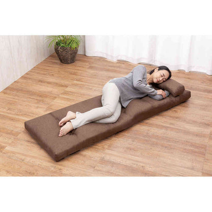 Pillow & Reclining Floor Cushion Bed Navy