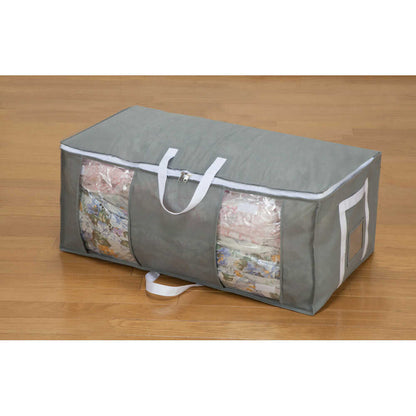 Vacuum-Free Compression Storage Box 4 Pieces + Bamboo Charcoal Sheet [04383]