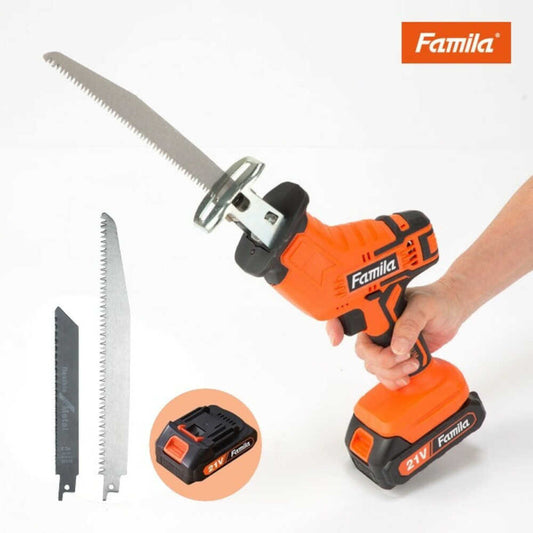 Electric Saw 6-Piece Set with 2 Extra Blades and Extra Battery [0419010]