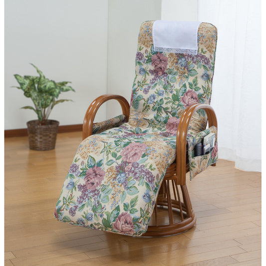 Natural Rattan High Chair with Footrest Gobelin [0448220]