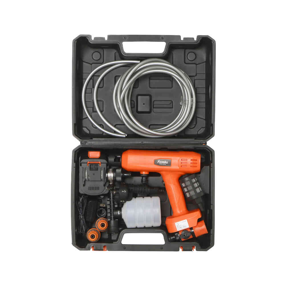 Rechargeable Cordless Handheld High-Pressure Washer DX 14-Piece Set [04487]