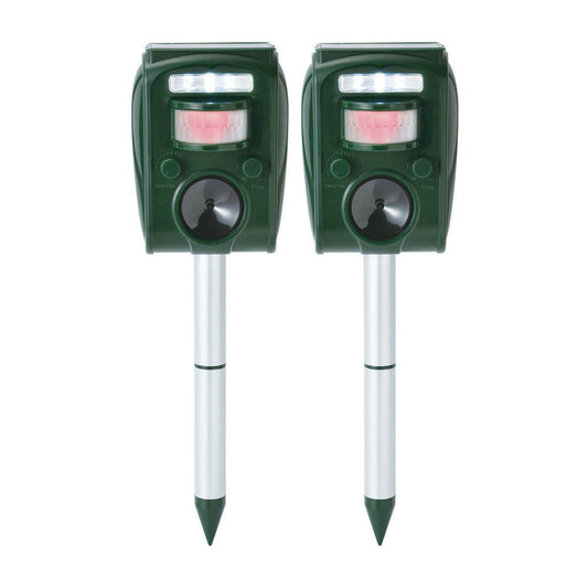 Solar-Powered Pest Repeller (Set of 2)