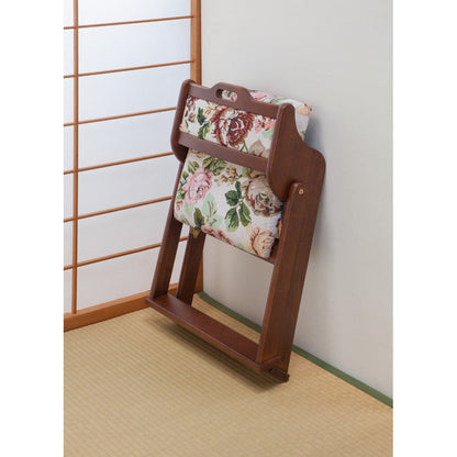 Natural Wood Japanese Style Folding Chair [04490]