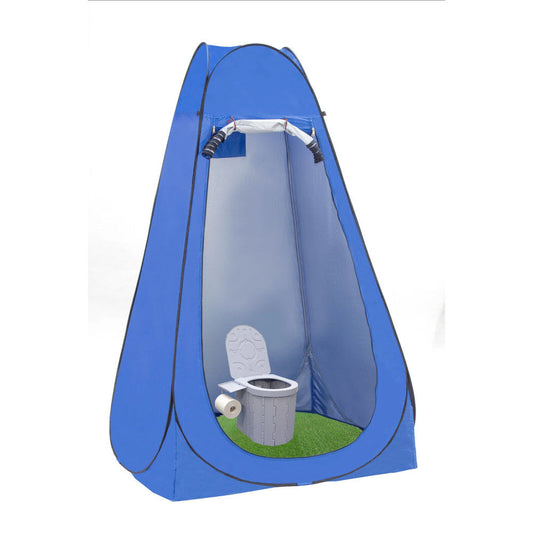 One-Touch Room Tent & Folding Toilet Set DX [04558]
