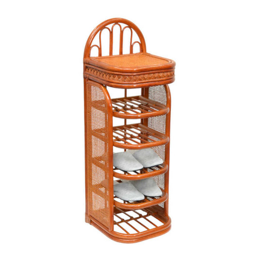 Natural Rattan Slipper Rack [04591]