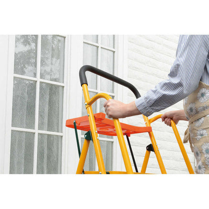 Safe Step Ladder with Handrails and Tray - 4 Steps