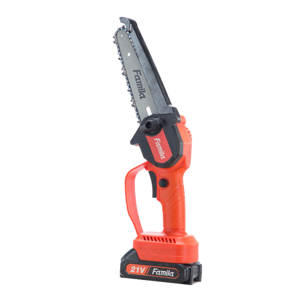 Cordless Rechargeable 2WAY Pole Chainsaw 6-Piece Set [04674]