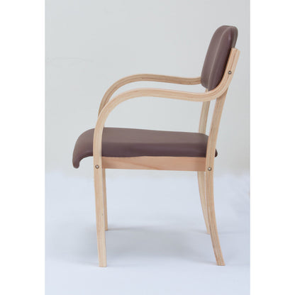 Standing Support Chair 2-Piece Set Dark Brown