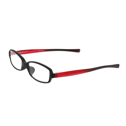 Over-the-Counter Reading Glasses - Odd Glasses Square Black/Red +3.0