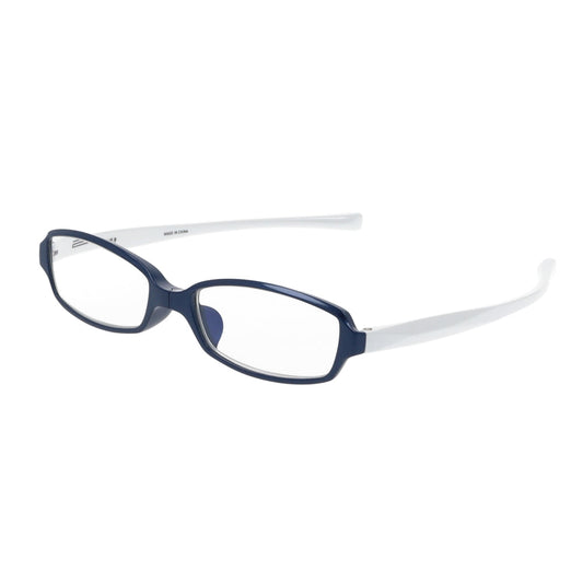 Over-the-Counter Reading Glasses - Odd Glasses Square Blue/White +2.0
