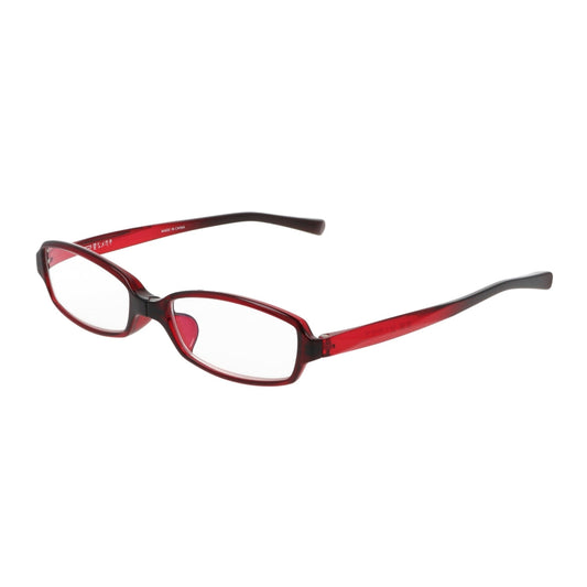 Over-the-Counter Reading Glasses - Odd Glasses Square Red +3.0