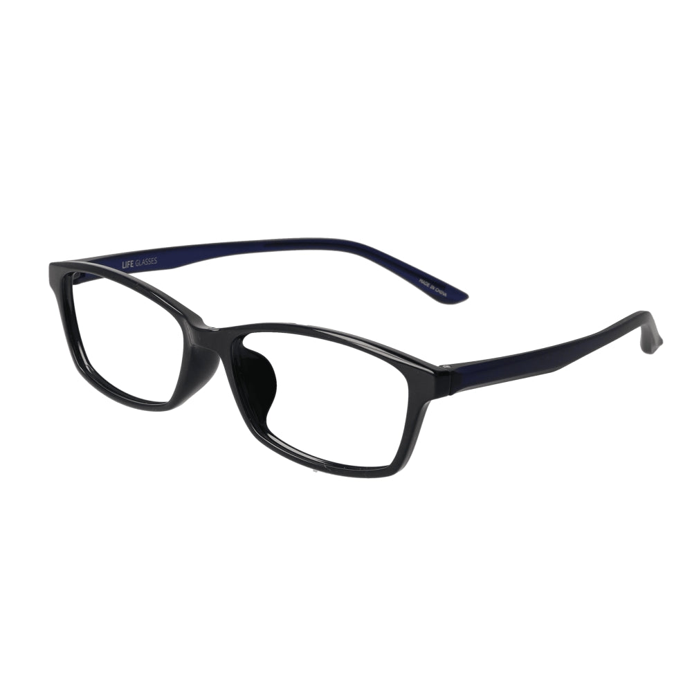Reading Glasses - LE-2001 Black/Blue +2.5