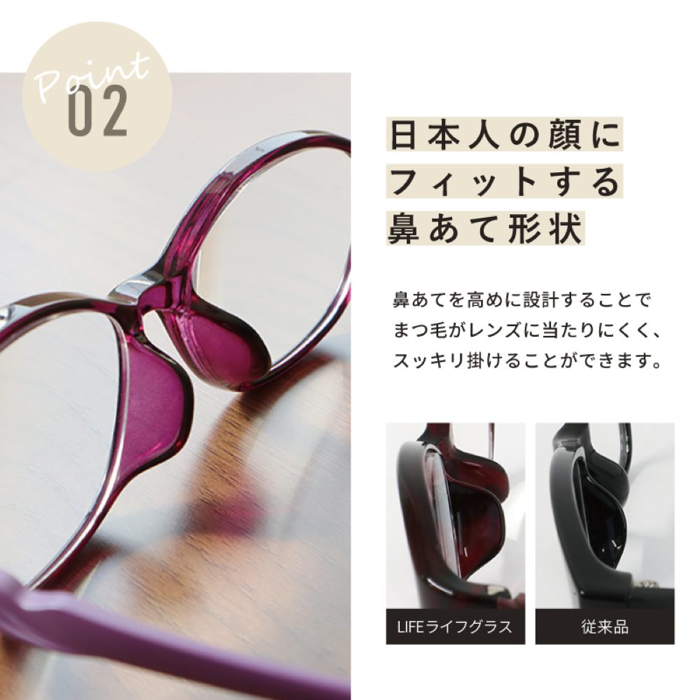 Reading Glasses LE-5001 Purple +3.5 with GC