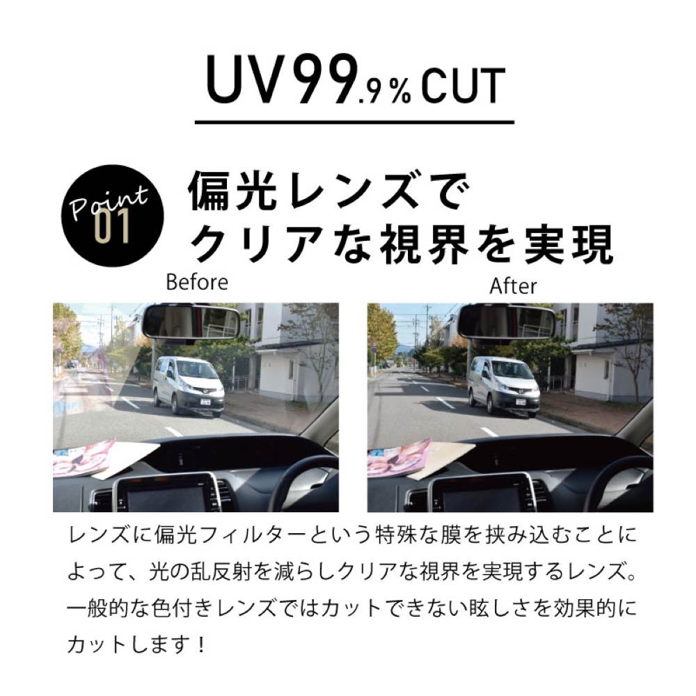【With Bonus】 Polarized Sunglasses TRS-4001 Black Matte