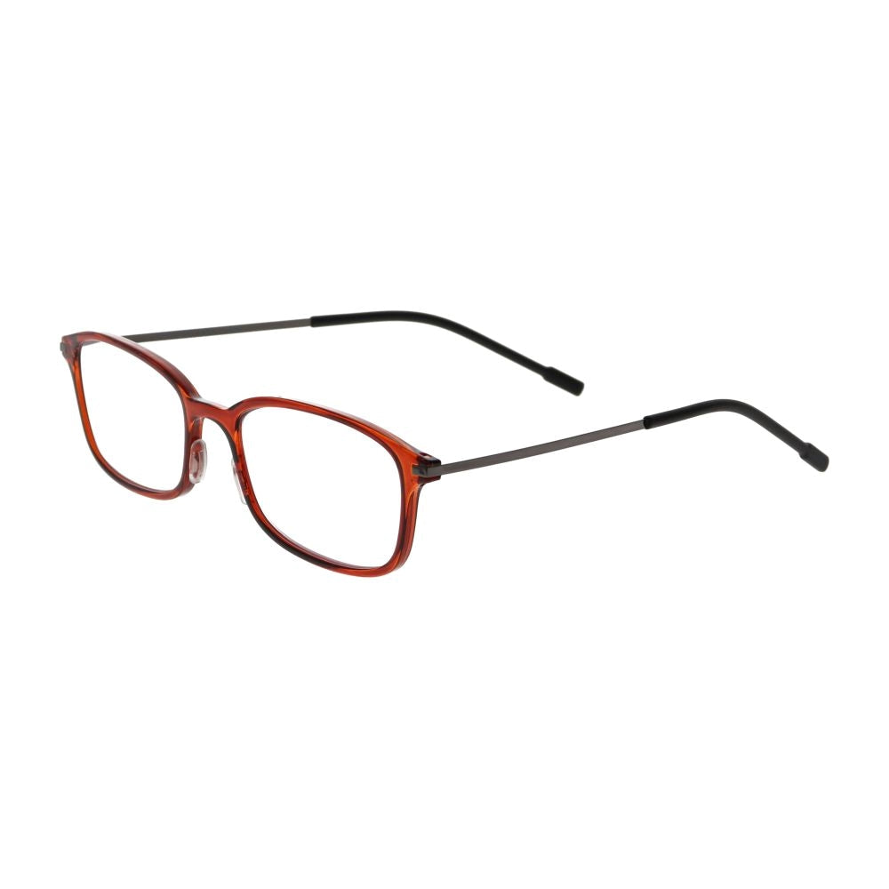【Medical Device】【With Bonus】 Slim Reading Glasses HB-3001 Red Brown +2.5