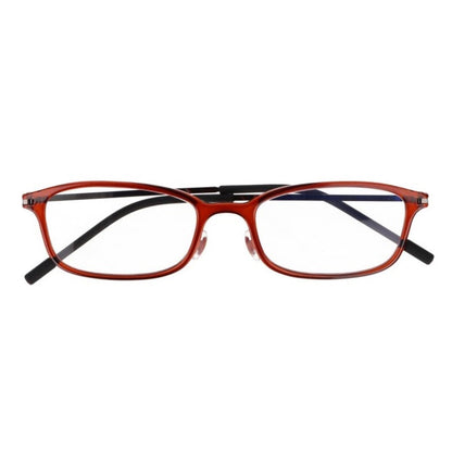 【Medical Device】【With Bonus】 Slim Reading Glasses HB-3001 Red Brown +2.5
