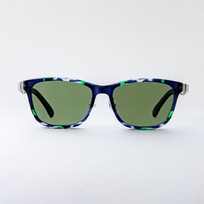 Polarized Sunglasses Peak Mountain 017SG Black Green