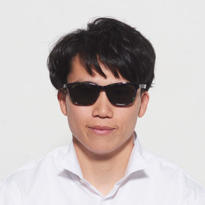 Polarized Sunglasses Peak Mountain 017SG Black Green