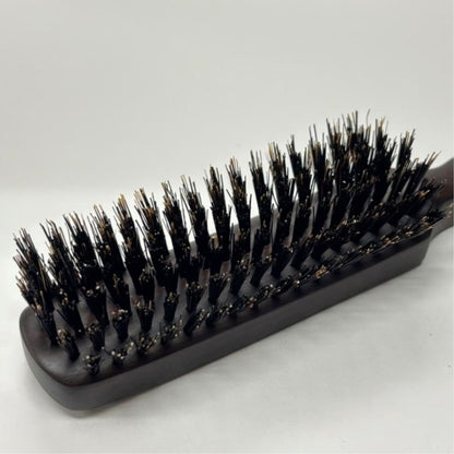 Premium Black Boar Bristle Hair Brush 6 Rows HKSB-6