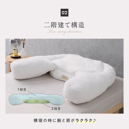 HUGNEGU Pillow for Back and Side Sleepers