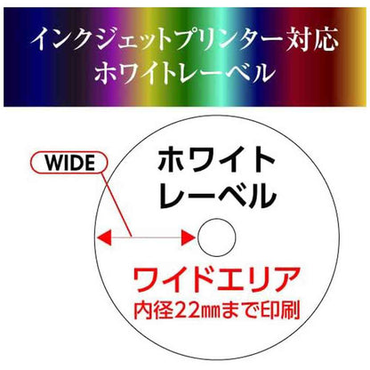 RiDATA BD-RE DL 50GB White Printable 1-2x Speed 20 Discs