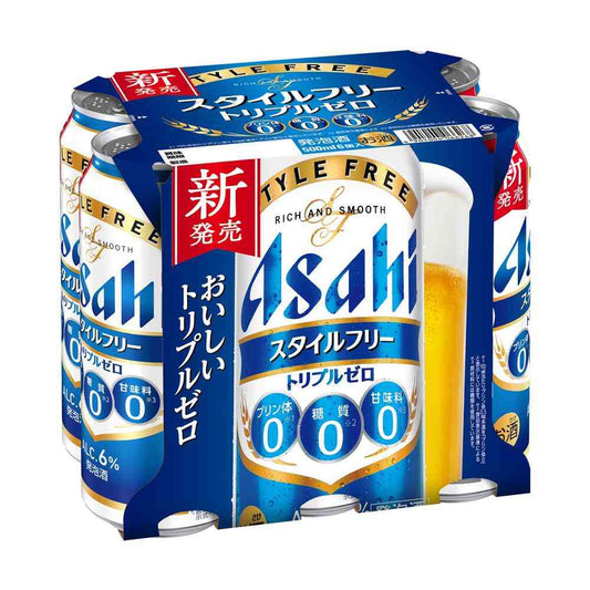 Asahi Style Free Triple Zero 500ml x 6