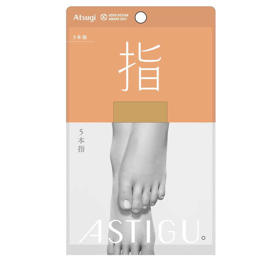 Astig Five-Toe Socks M-L Nude Beige