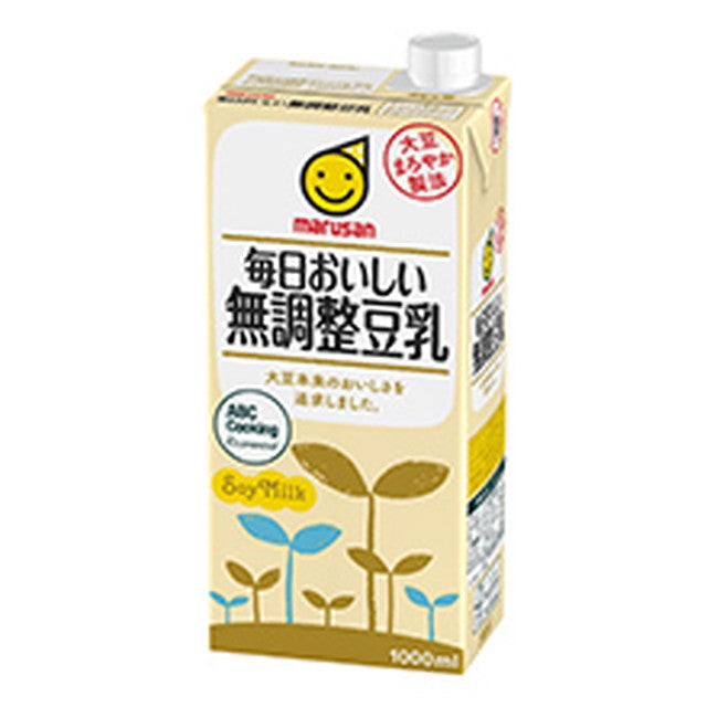 Marusan Everyday Delicious Unsweetened Soy Milk 1.0L