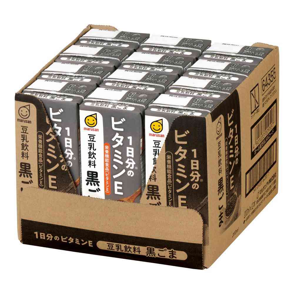 Marusan Daily Vitamin E Soy Milk Drink Black Sesame 200ml