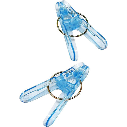 Ohe Polycarbonate Lingerie Clips Blue 88565 12 Pieces
