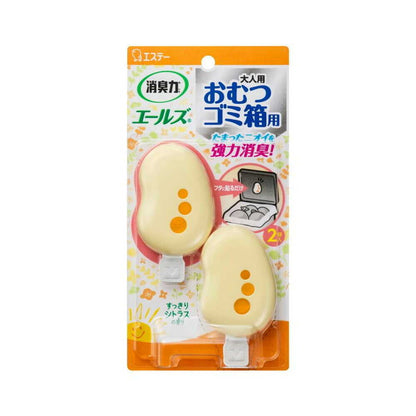 Estée Deodorizing Power for Diaper Trash Can Citrus Scent 2 Pack