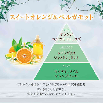 Estée Toilet Deodorizing Power Premium Aroma Sweet Orange & Bergamot 400mL