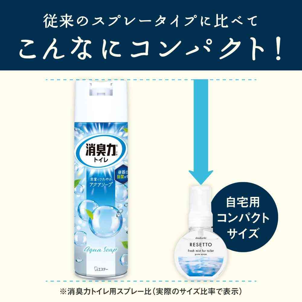 Estée Deodorizing Power Toilet Fresh Mist RESETTO Pure Soap Refill 50mL