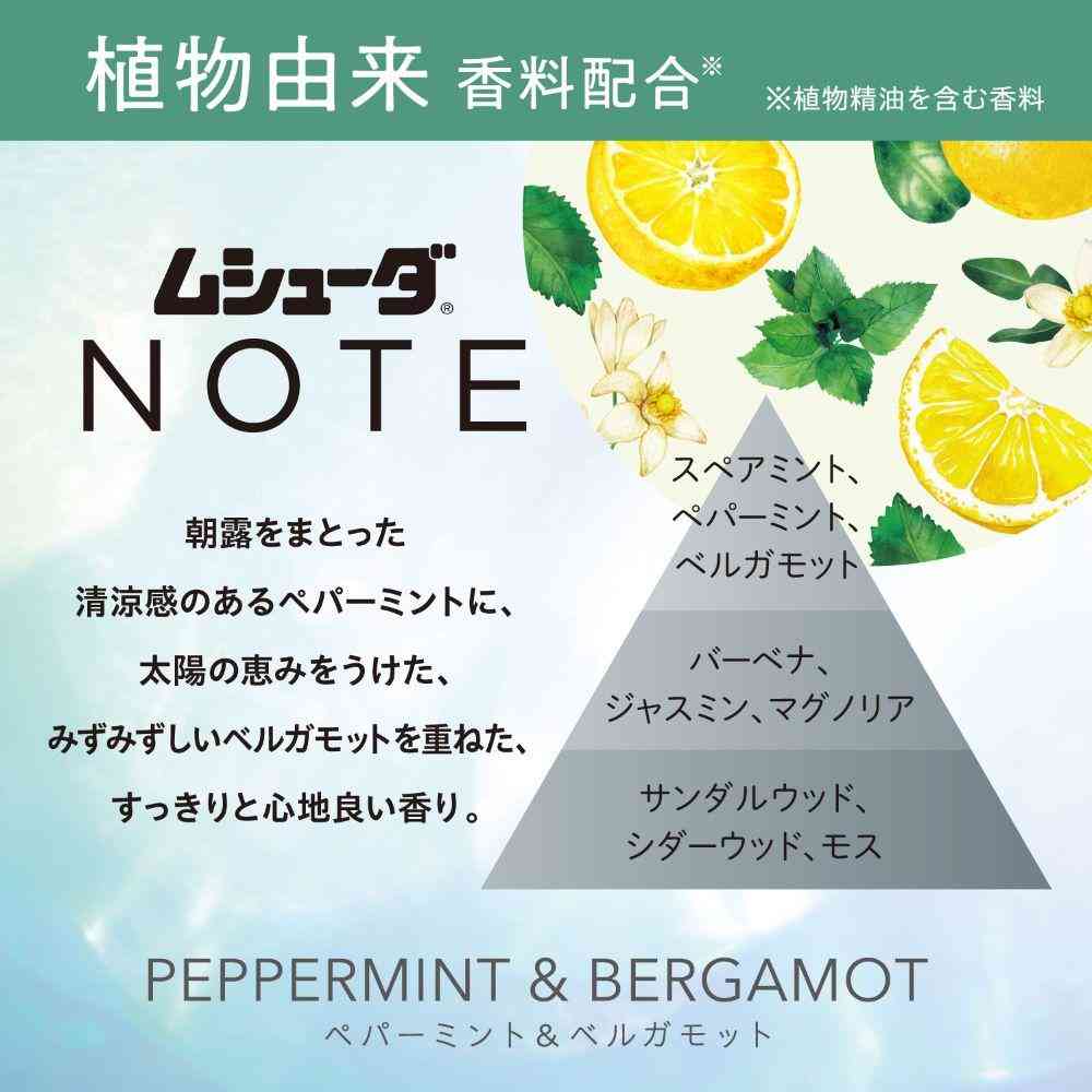 Estée Mushuda NOTE Drawer & Storage Case Peppermint & Bergamot 24 Pieces