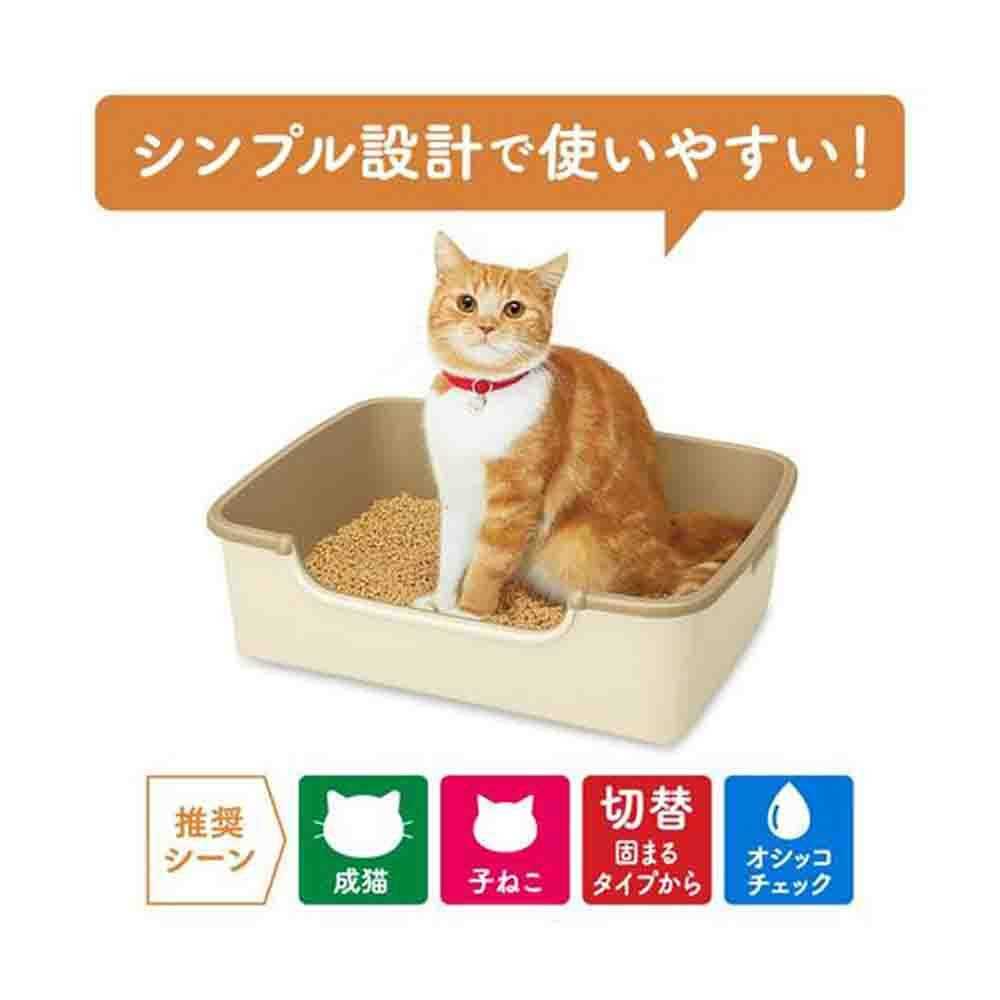 Nyan-Tomo Clean Toilet Simple Type Light Beige 1 Set