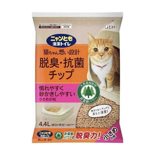 Nyan Tomo Clean Toilet Deodorizing & Antibacterial Chips Small Granules 4.4L