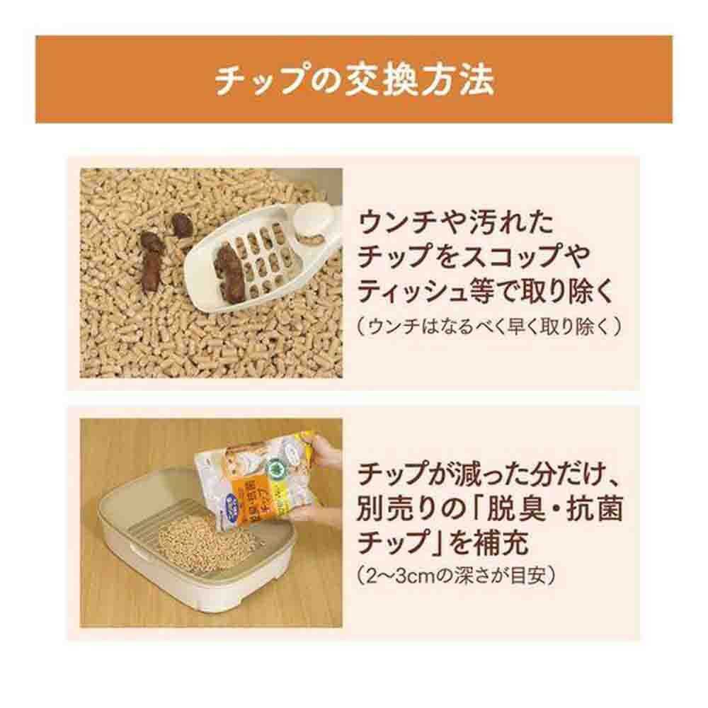 Nyan Tomo Clean Toilet Deodorizing & Antibacterial Chips Small Granules 4.4L