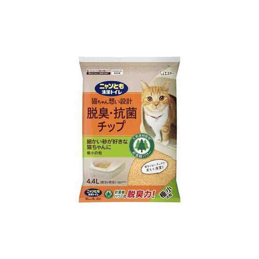 Nyan Tomo Clean Toilet Deodorizing & Antibacterial Chips Extra Small Granules 4.4L