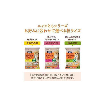 Nyan Tomo Clean Toilet Deodorizing & Antibacterial Chips Extra Small Granules 4.4L