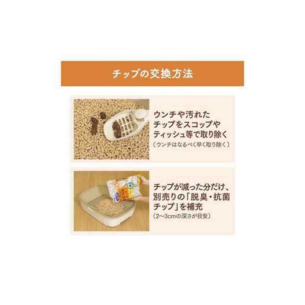 Nyan Tomo Clean Toilet Deodorizing & Antibacterial Chips Extra Small Granules 4.4L