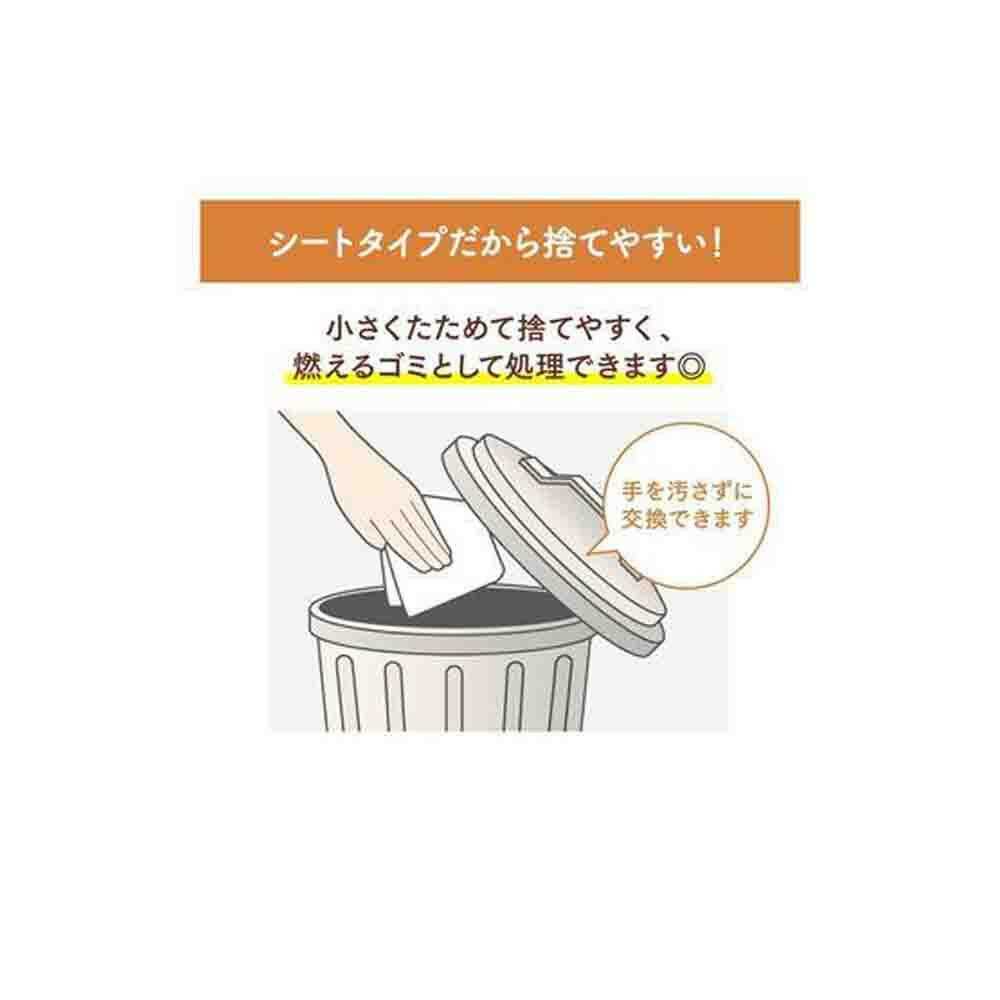 Nyan-Tomo Clean Toilet Deodorizing & Antibacterial Sheets 4 Sheets