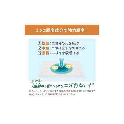 Nyan Tomo Clean Toilet Deodorizing & Antibacterial Sheets 12 Sheets