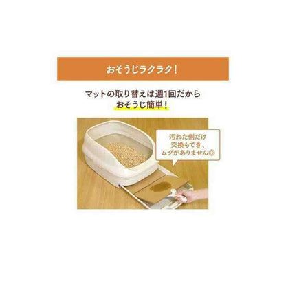 Nyan-Tomo Clean Toilet Deodorizing & Antibacterial Mats 6 Sheets