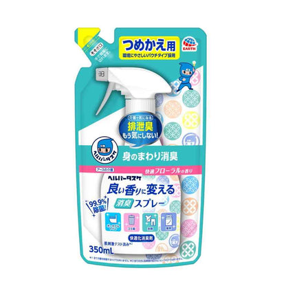 Earth Chemical Helper Task Deodorizing Spray Refill 350ml
